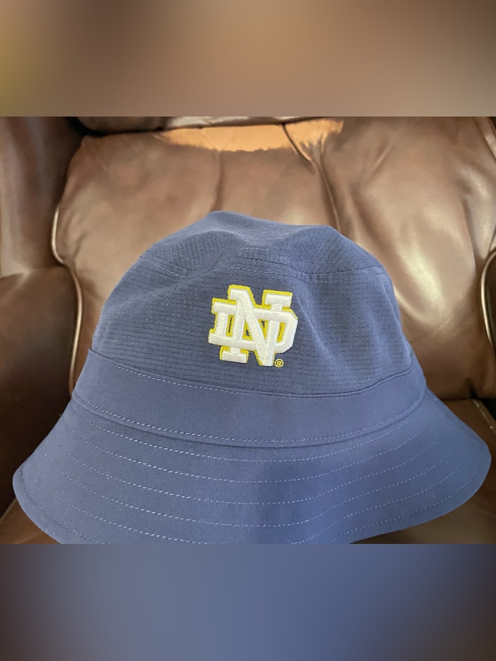 Under Armour Notre Dame Navy Bucket Hat